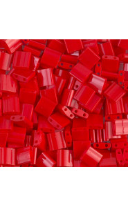 Miyuki tila 5x5mm beads - Opaque dark red TL-408